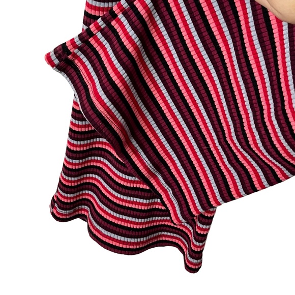 Reformation Vice Deep V Neck Striped Wide Leg Jumpsuit Women’s Petite Size XS - Picture 10 of 14